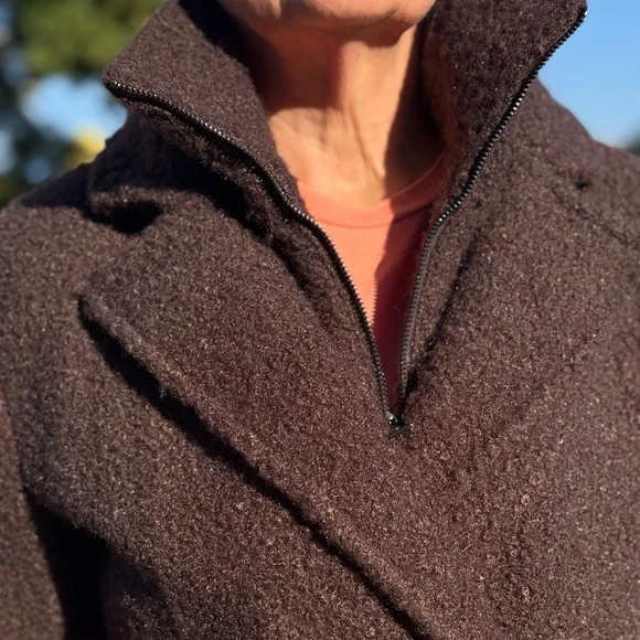 Warm, brown coat from Calvin Klein. Size s (I would say more small/medium) - Picture 4 of 11